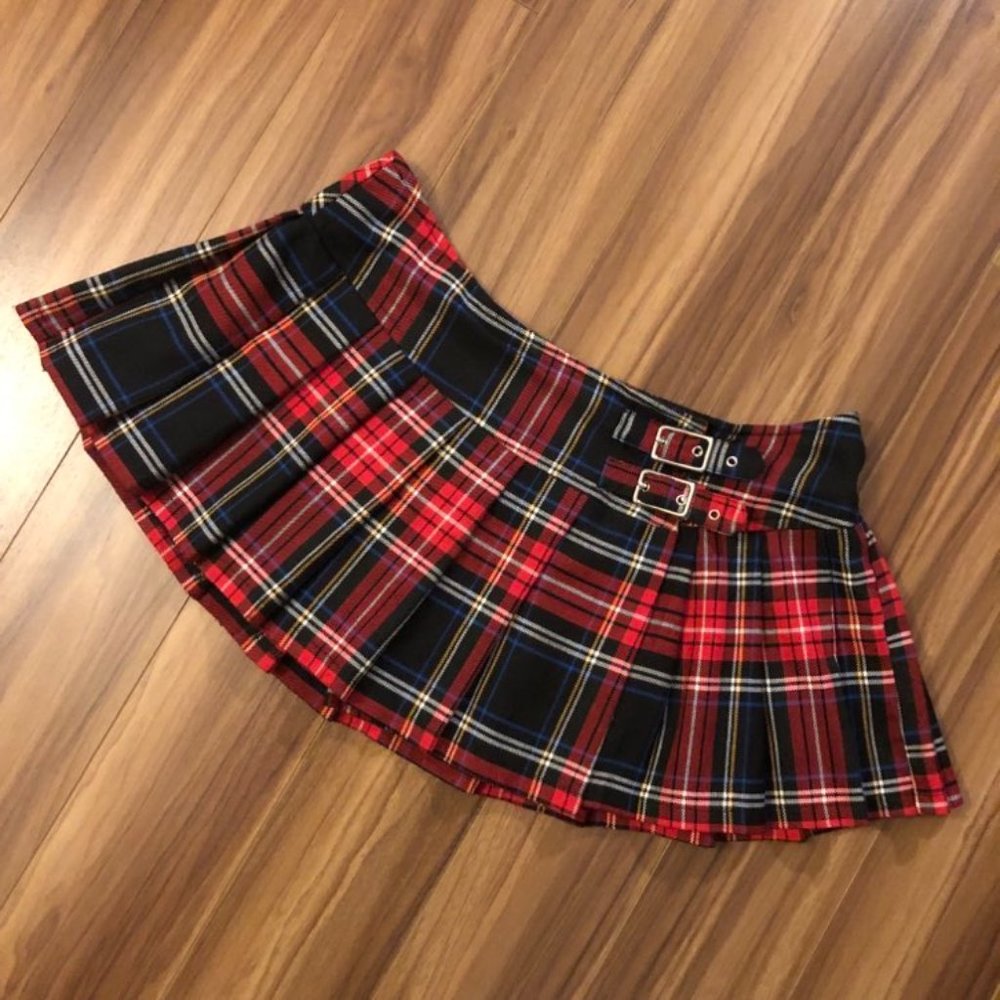 Lip Service plaid mini skirt